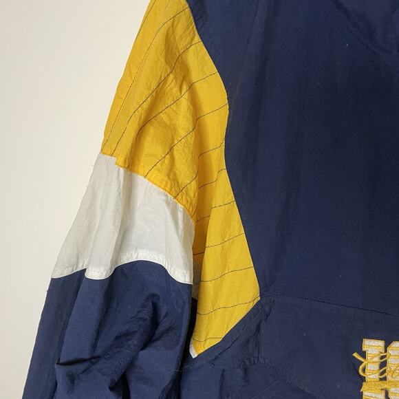 VTG 90s IOU Nylon 1/2 Zip Windbreaker Jacket Pullover Streetwear Skater Men LRG - Picture 6 of 15